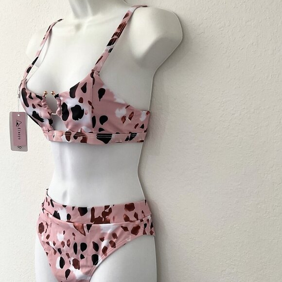 SNAKESKIN BRAZILIAN TWO PIECE BIKINI - Picture 4 of 9